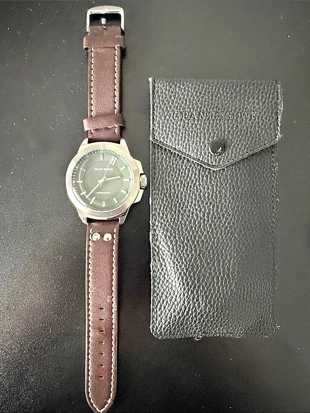 Grant Brown Aeronautic in Brown & Green Like New